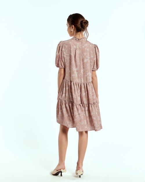 Sixdo SIXDO Rosy Pink Woven Loose Dress